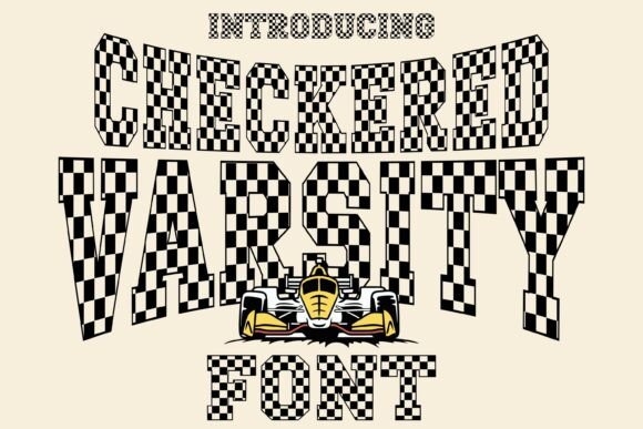 Checkered Varsity: The Font That Races Past Ordinary Design