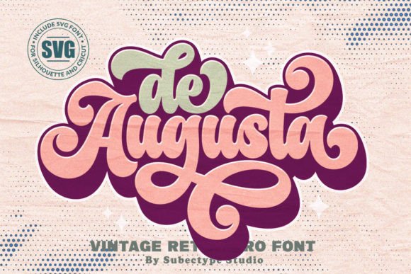 De Augusta: A Bold Retro Typeface for Modern Brands