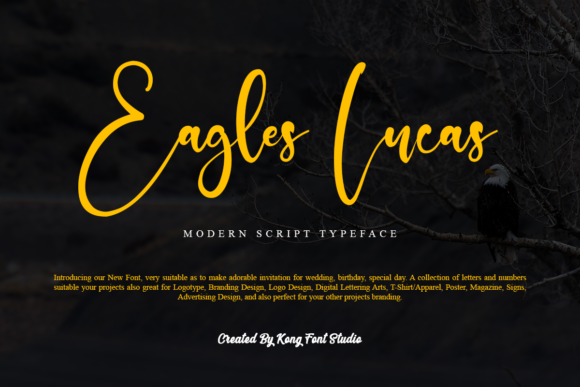 Eagles Lucas: A Handwritten Font for Modern Designers