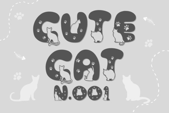 Give Your Designs a Friendly Voice with Cute Cat N.001