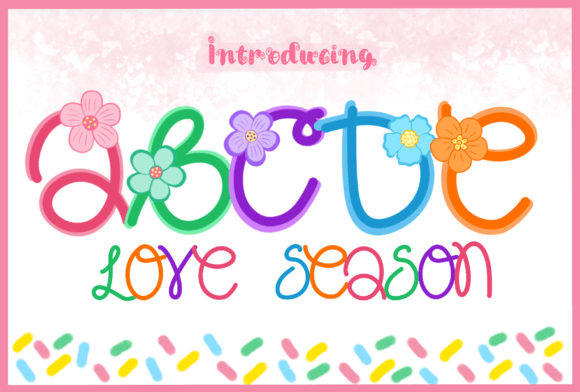 Love Season: The Decorative Font for a Touch of Organic Beauty