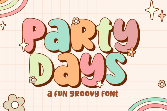Party Days: The Groovy Font for Bold, Retro-Inspired Designs