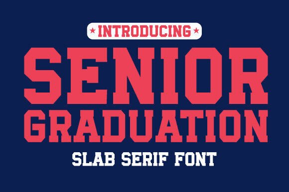 Senior Graduation: A Typeface Built for Impact