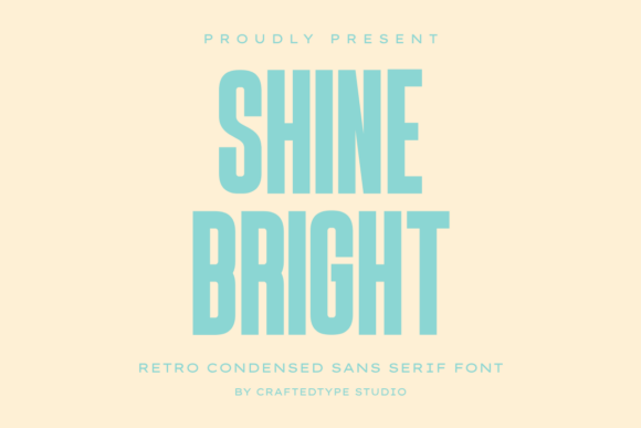 Shine Bright: A Retro Condensed Font for Modern Projects