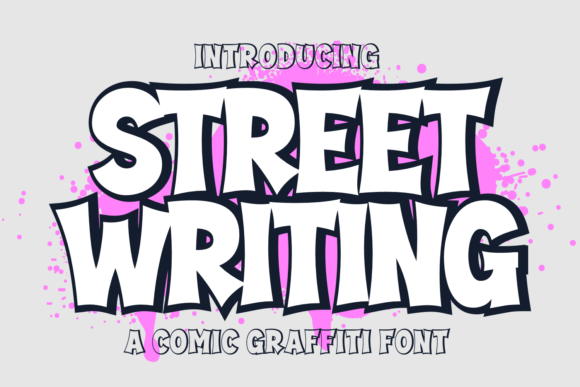 Street Writing: The Graffiti Cartoon Font for Bold Branding