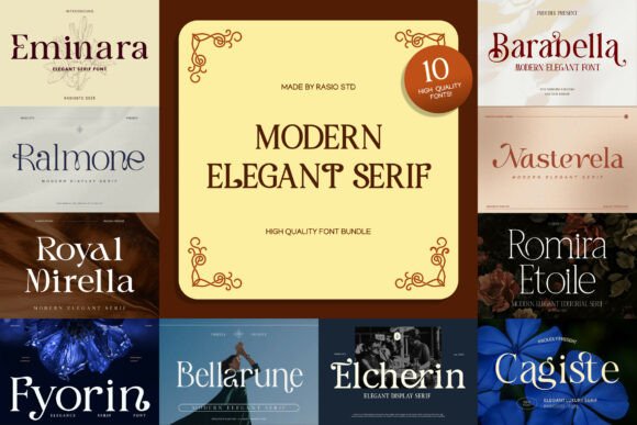 The Refined Power of Modern Elegant Serif Typography