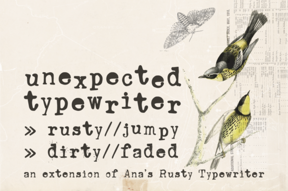 Unexpected Typewriter: Crafting Authentic Vintage Character