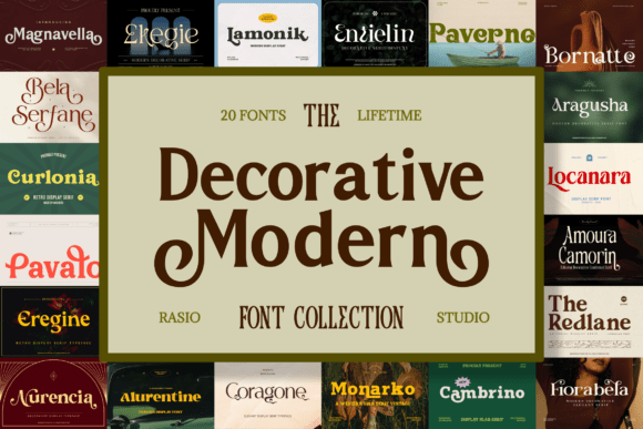 Unlocking Creativity with the Decorative Modern Font Bundle
