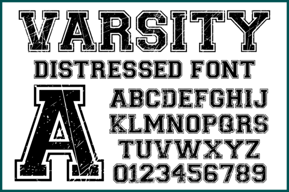 Varsity Distressed: Unlocking Vintage Athletic Charm